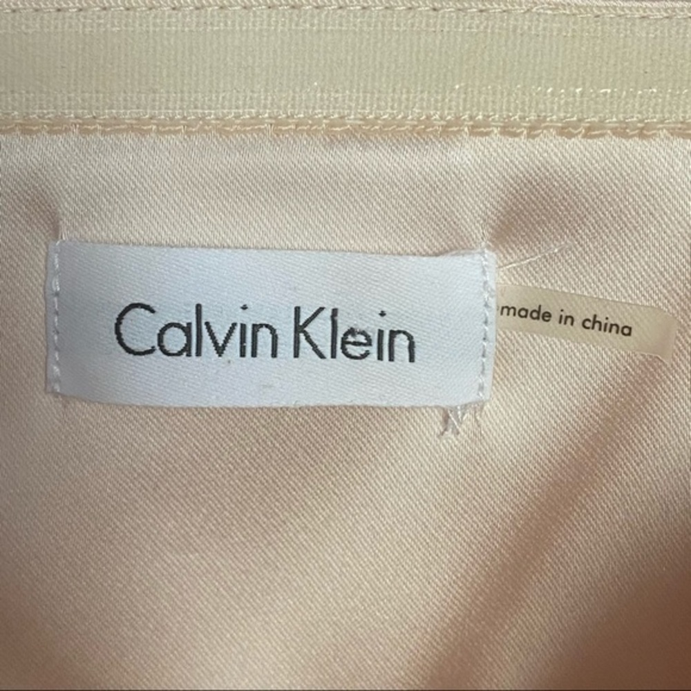 CALVIN KLEIN Silk Light Pink Cocktail Dress - Picture 7 of 9